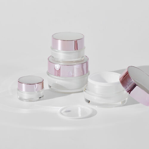 Round Premium Customizable PS/Acrylic Cosmetic Jar