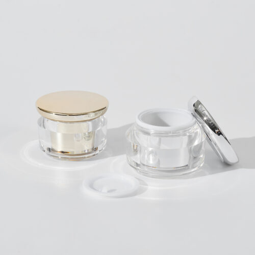 Multi-Purpose Cosmetic Packaging: 15g & 30g High-Clarity Plastic Jars for Filling