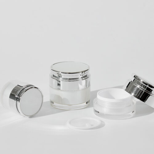 Designer Cosmetic Jars - Multi-Capacity Luxury Packaging