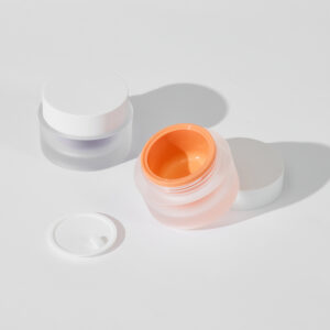 30g Premium Plastic Cosmetic Jars - High Clarity Containers for Cream, Lotion & Tooth Powder