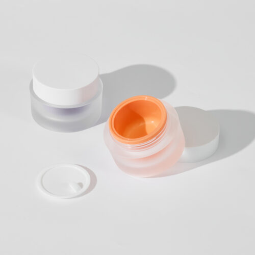 30g Premium Plastic Cosmetic Jars - High Clarity Containers for Cream, Lotion & Tooth Powder