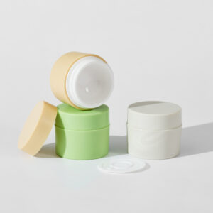 10g Macaron Color PP Cosmetic Jars - Recyclable & Biodegradable Packaging for Sample Skincare